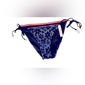 Victoria’s Secret Sexy Lace‎ Getaway Bikini Bottoms Size Small Purple Black